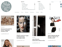 Tablet Screenshot of polishmodelsblog.com